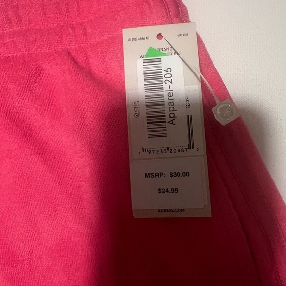 NWT adidas Women's Spring Terry Polo with Draw String Size L (F2) - Picture 4 of 6